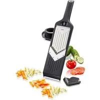 GEFU Gemüsehobel VIOLI ® 2.0, Edelstahl, Kunststoff, V-Hobel Julienne