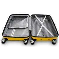 Barut Hartschalen-Trolley Barut Reisekoffer L Modell General Gelb, 4 Rollen