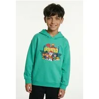 PUMA Kapuzensweatshirt X PAW PATROL GRAPHIC HOODIE TR für Kinder, Regular Fit, mit Kapuze, mit Kängurutasche
