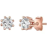 Lulu & Jane Paar Ohrstecker roségold, Sterling Silber