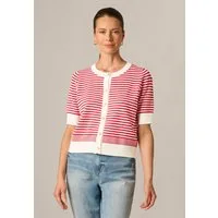 Adrianna Papell Strickjacke Short Sleeve Cardigan Müheloser, eleganter gestreifter Cardigan