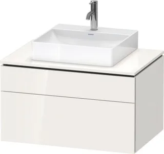 Duravit L-Cube Konsolenwaschtischunterbau wandhängend Weiß Hochglanz 820x550x482 mm - LC488008585000 LC4880085850000