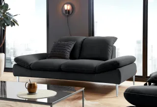 W.SCHILLIG 2,5-Sitzer "enjoy&MORE" mit Sitztiefenverstellung, Füße Chrom glänzend, Breite 232 cm