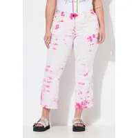 Angel of Style Regular-fit-Jeans 7/8-Jeans Claire Batikmuster 5-Pocket