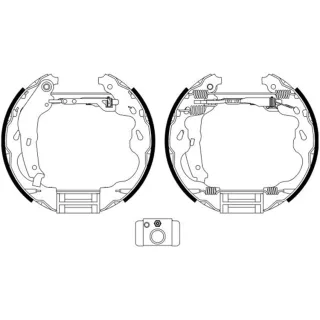 Hella Bremsbacken GERMAN E CARS Opel Suzuki