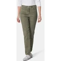 GOLDNER Bequeme Jeans Kurzgröße: Bequeme 5-Pocket-Jeans mit langem Bein, schmaler Sitz