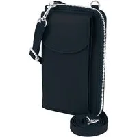 AKZENT Handytasche Naima Unisex Handyumhängetasche mit Geldbörse aus Echtleder (einzeln)
