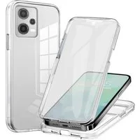 Tec-Expert Handyhülle 360 Grad Hülle für Xiaomi Redmi Note 12 Pro 5G 6.67 Zoll, 6.67", Rundum Schutz Cover Case Hülle Transparent