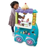 Hasbro Kinder-Küchenset Play-Doh Kitchen Creations Großer Eiswagen mit 27 Accessoires