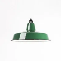 Lightstock Lampenschirm Vintage Industrielampenschirm Emaille, Einfache Qualität, 36cm, Emailliertes Stahlblech