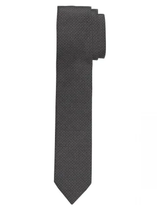 OLYMP - Krawatte Super Slim 5 Cm grau