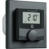 Wandthermostat mit Schaltausgang (HmIP-BWTH-A) anthrazit, für Markenschalter 230V