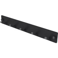 doporro Wandgarderobe Garderobenhaken Edelstahl, Kleiderhaken Wand mit 5 Haken Stalo-05, Hochwertiger Edelstahl
