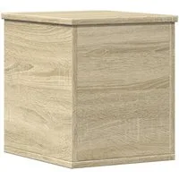 vidaXL Aufbewahrungsbox Truhe Sonoma-Eiche 30x35x35 cm Holzwerkstoff (1 St)