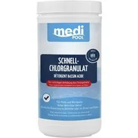 mediPOOL Poolpflege mediPOOL Schnell-ChlorGranulat 1 kg, (Spar-Set)