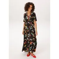 Aniston CASUAL Sommerkleid mit farbenfrohen Blumendruck - jedes Teil ein Unikat