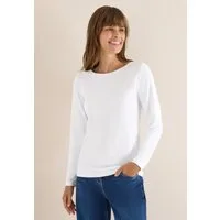 CECIL Langarmshirt aus reiner Baumwolle