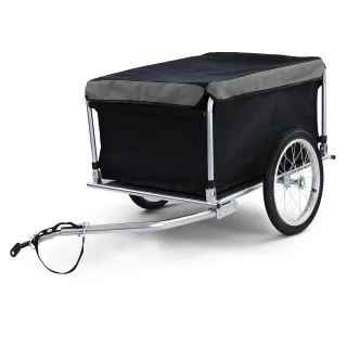 Fahrrad Anhänger / Transport Anhänger klappbar bis 65Kg Schwarz in Top Qualität!
