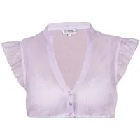 MarJo Dirndlbluse Dirndlbluse Waldbrunn Flügelarm flieder