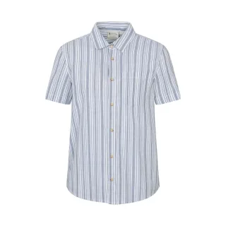 Mountain Warehouse - "Derby" Hemd für Herren, Baumwolle, kurzärmlig (Blau)