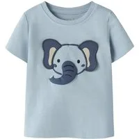 Name It T-Shirt NBMHOLE SS TOP BOX Baumwollmischung, regular fit