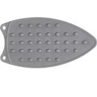Kipit Bügeleisenunterlage BÜGELEISENABLAGE 26,5x14cm Grau aus Silikon Bügeleisen Ablage 94, Silikonablage hitzebeständig rutschfest Bügeleisenschuh Silikonmatte