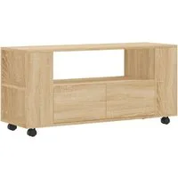 vidaXL TV-Schrank TV-Schrank Sonoma-Eiche 102x34,5x43 cm Holzwerkstoff (1-St)