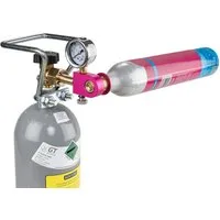 SPRUDELUX Schlauchadapter CO₂-Umfülladapter Quick Connect für Wassersprudler, füllt QC-Zylinder aus großen CO₂-Flaschen nach