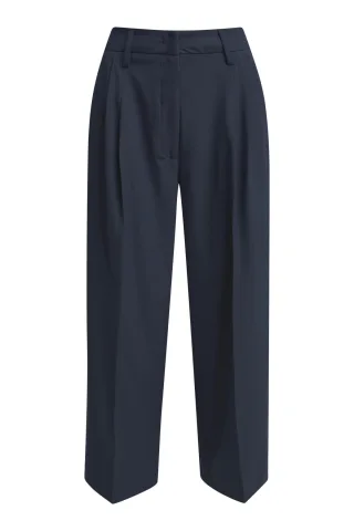 Smith&Soul - Straight Cropped Pants marine - Gr. - XS