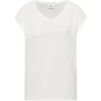 CECIL Kurzarmshirt EOS_Solid V-neck Shape Shirt