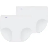 sloggi Midislip Basic+ (2er Pack) perfekter Sitz, Baumwollmix, weiche Nähte, elastisch