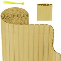 Clanmacy Balkonsichtschutz PVC Sichtschutzmatte Sichtschutz Balkon ohne Bohren Zaun Sichtschutz Sichtschutz, Wind-, Sonnenschutz