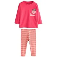 Next Langarmshirt & Leggings Langarmoberteil und Leggings im Set (2-tlg)