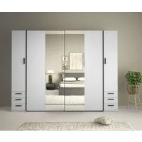 Home affaire Kleiderschrank Antioch, FSC-zertifiziert, mit Dreh-UND Schiebetüren (B/T/H 270/61,4/207cm, inklusive Einlegeböden und Kleiderstangen) mit oder ohne Spiegel und Schubladen - YOUR Choice
