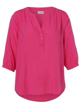 Via Appia - Tunika V-Ausschnitt 3/4 Arm fuchsia - Gr. - 48