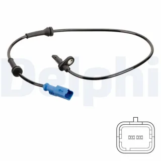 Delphi ABS-Sensor hinten Citroen C3 C4 Peugeot 2008 208
