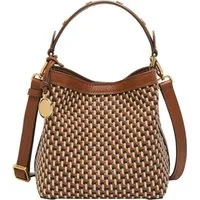 Fossil Umhängetasche Bucket Crossbody Bag, aus echtem Leder