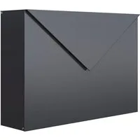 Bravios Wandbriefkasten Wandbriefkasten Letter in Anthrazit