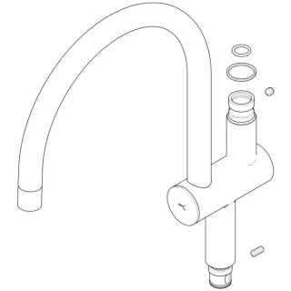Dornbracht Reparaturset kpl. Auslauf 90198801900-00 335 x 282 x 36_chrom