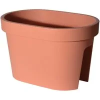Spetebo Blumentopf (Stück, 1 St., Pflanztopf), Kunststoff Pflanzkasten zum Einhängen