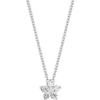 Amor Kette mit Anhänger Blüte, mit Zirkonia (synth)