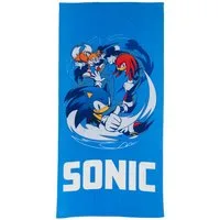 Sonic The Hedgehog Strandtuch Sonic the Hedgehog Badehandtuch Badetuch XL Strandtuch, 70x140 cm