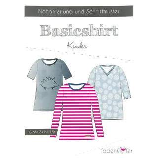 Fadenkäfer Schnitt "Basicshirt" für Kinder