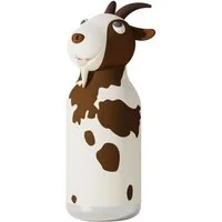 ASOBU Trinkflasche Asobu Bestie Trinkflasche 460 ml, Tier-Design, isoliert, auslaufsicher, 460 ml, Vakuumisolierung, auslaufsicher, Silikon-Trinkhalm, Edelstahl