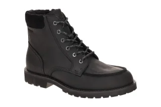Ecco 53530451052 Herren Winterstiefelette schwarz waterproof Mokassin Stil
