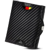 Gentlemen's Geldbörse Slim Wallet - Geldbeutel mit Münzfach und RFID Schutz, aus hochwertigem Echtleder mit Schein- & Münzfach