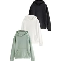 The Set Kapuzenpullover The Set 3er-Pack Relaxed Fit Hoodies (3-tlg)