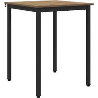 vidaXL Esstisch Esstische 60 x 60 x 75 cm Holzwerkstoff Artisan-Eiche (1-St)