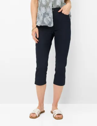 Brax Damen Caprihose Style MARY C NAVY, dunkelblau, Gr. 36