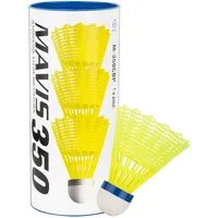 Yonex Badmintonball Mavis 350 Nylon gelb Dose 3er, Geschwindigkeit: mittel